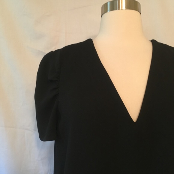 Zara Gingham Plaid Ruffle Drop Waist Dress Sz M - Picture 5 of 6